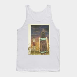 Lighthouse Crow Girl Tank Top